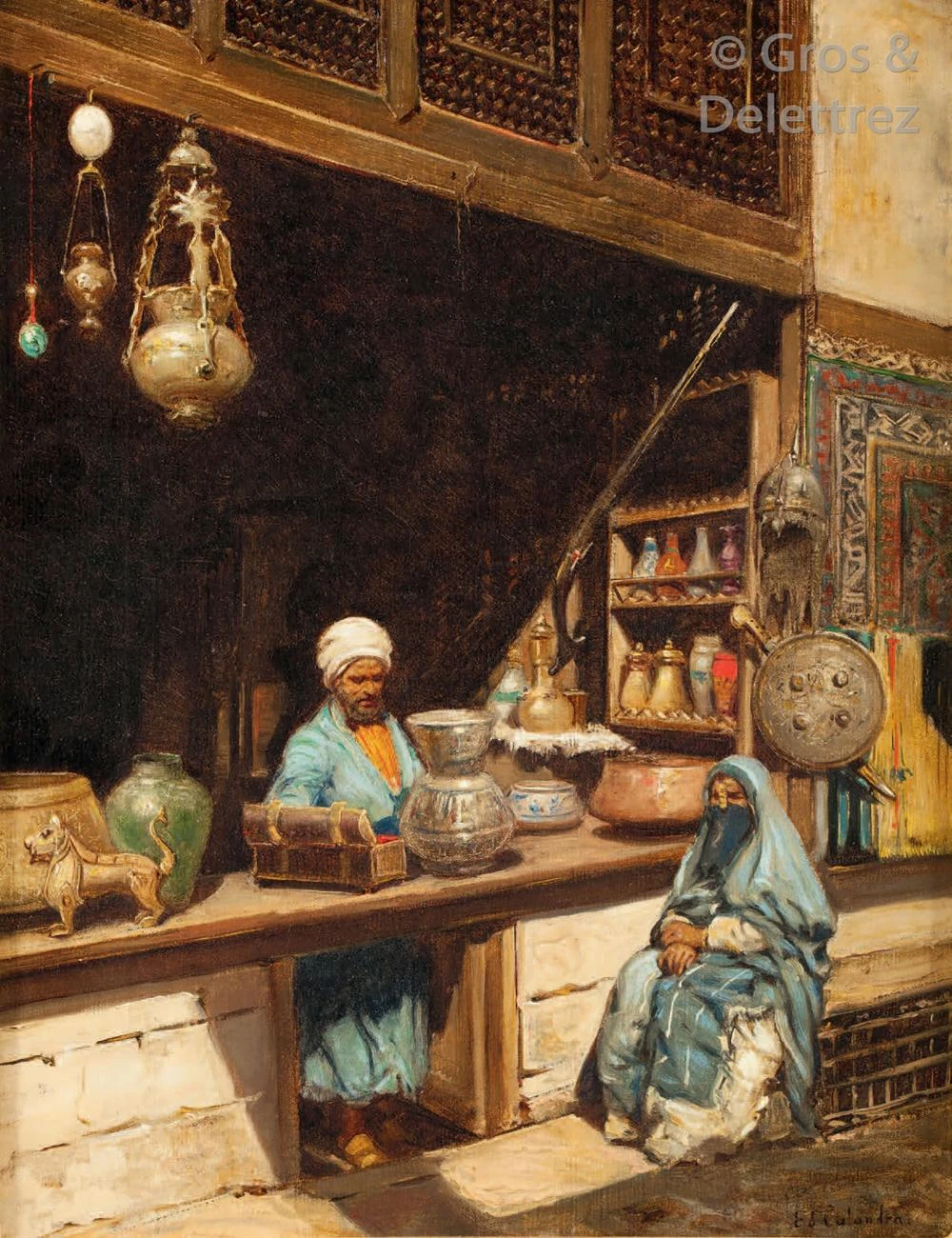 1852-Edoardo Calandra - Antiquario